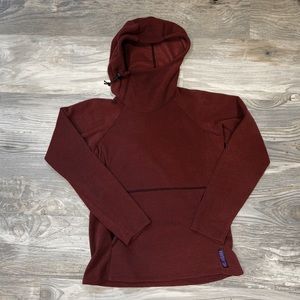 Melanzana Microgrid Fleece Hoodie - W XS - Port